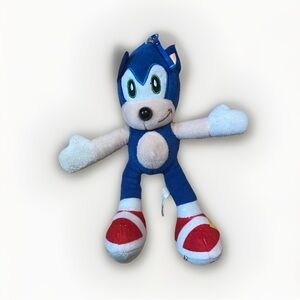 Sonic the Hedgehog Plush Keychain Backpack Clip